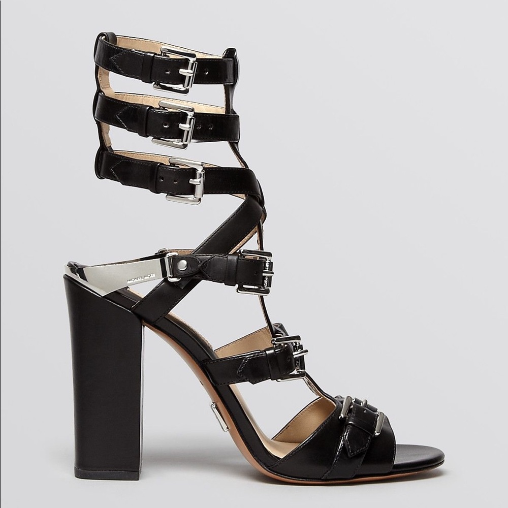 MK COLLECTION Strappy Buckle Gladiator Heels!